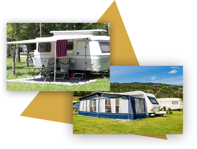 Auvents de caravane pour profiter encore plus des vacances en camping.  Housses de protection pour caravanes et mobil-homes. Housses pour caravanes  et plus encore.